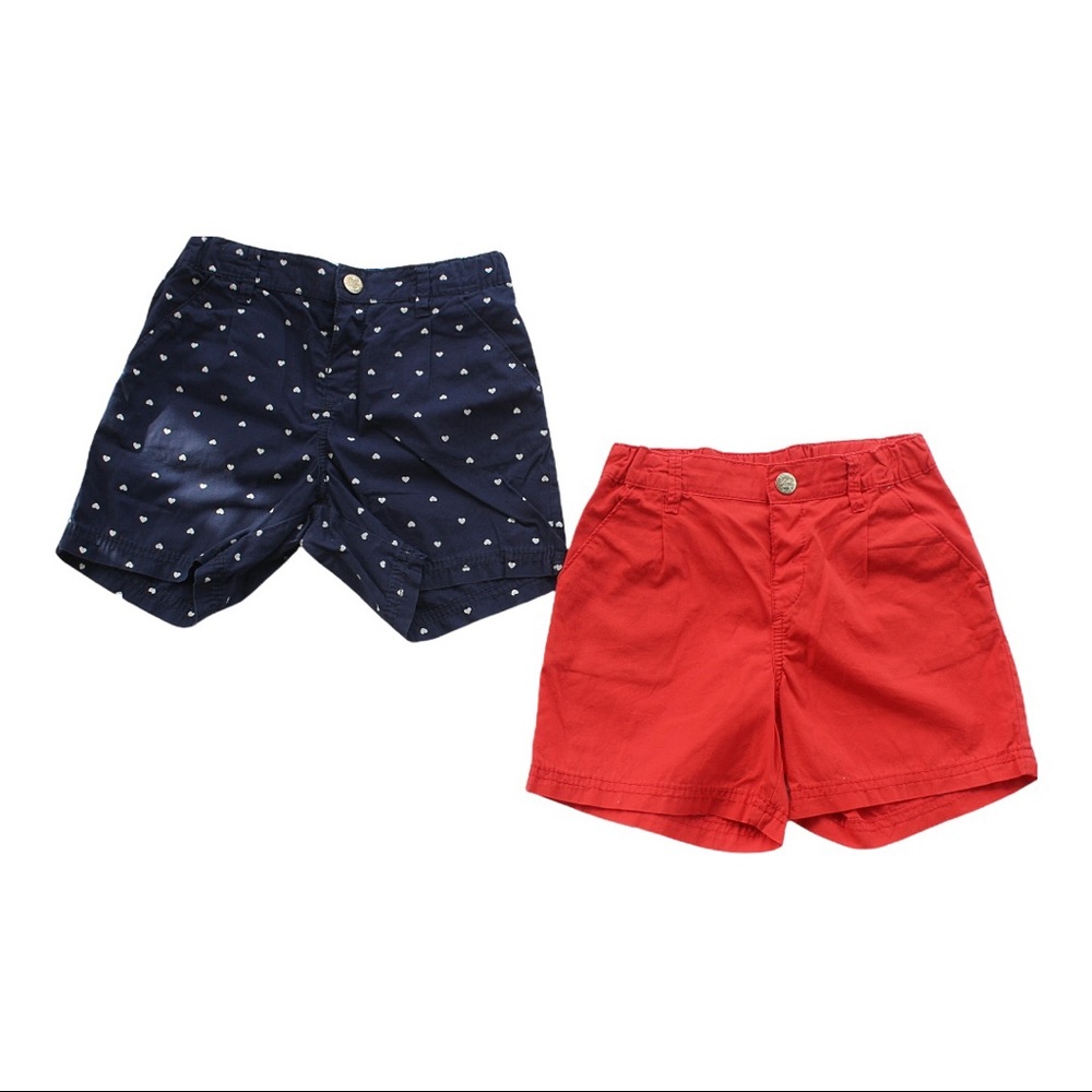 H & M 2-pk Cotton Shorts Size 6/7